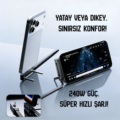 MAVRIN StandCharge 240w Akıllı Şarj Kablosu