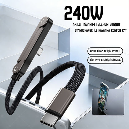 MAVRIN StandCharge 240w Akıllı Şarj Kablosu